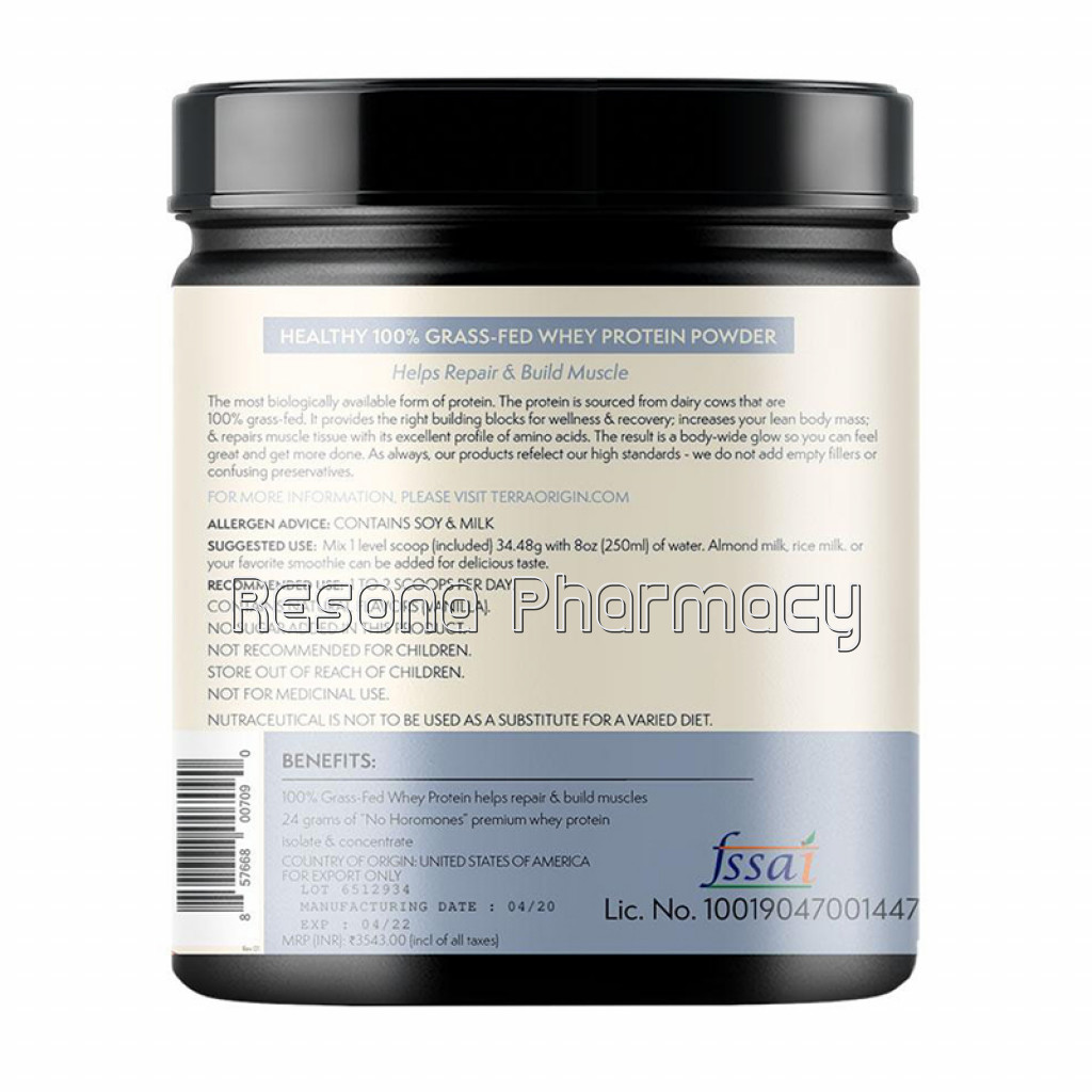 100% Grass Fed Whey Protein Vanilla