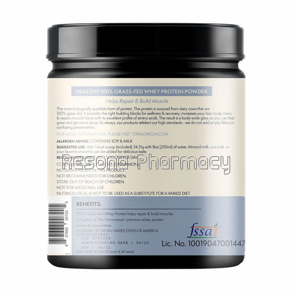 100% Grass Fed Whey Protein Cinnamon