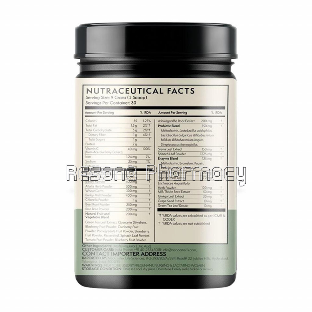 Greens Superfoods: An Immune Formulae – Body’S Silent Hunger Mint