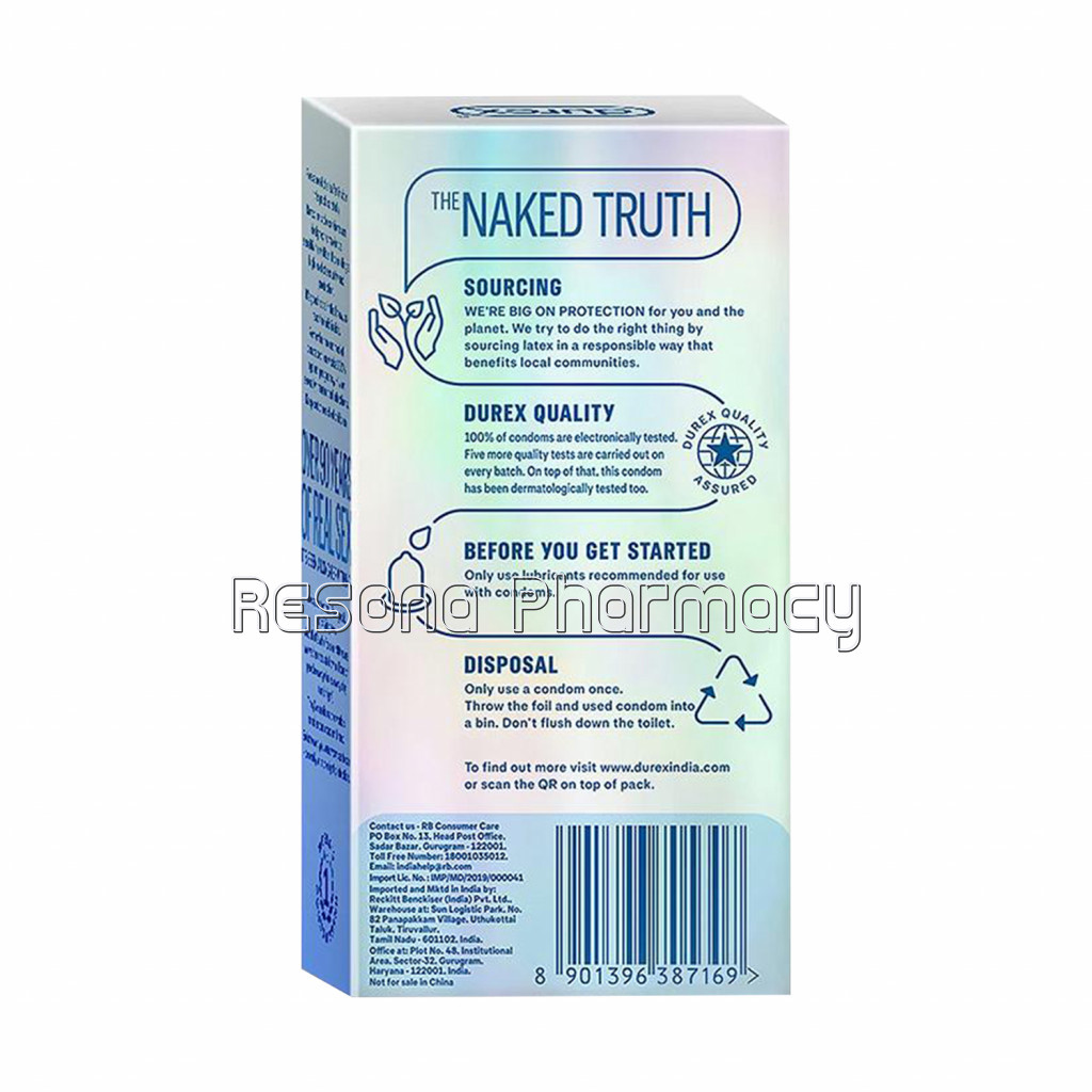 Durex Invisible   10 Condoms