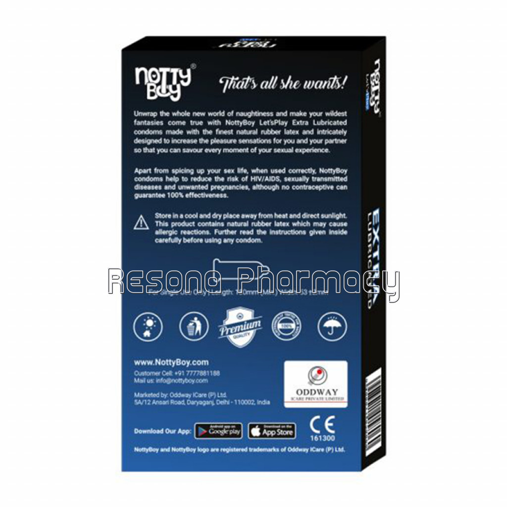 Nottyboy Let’Splay – Extralubricated Condoms