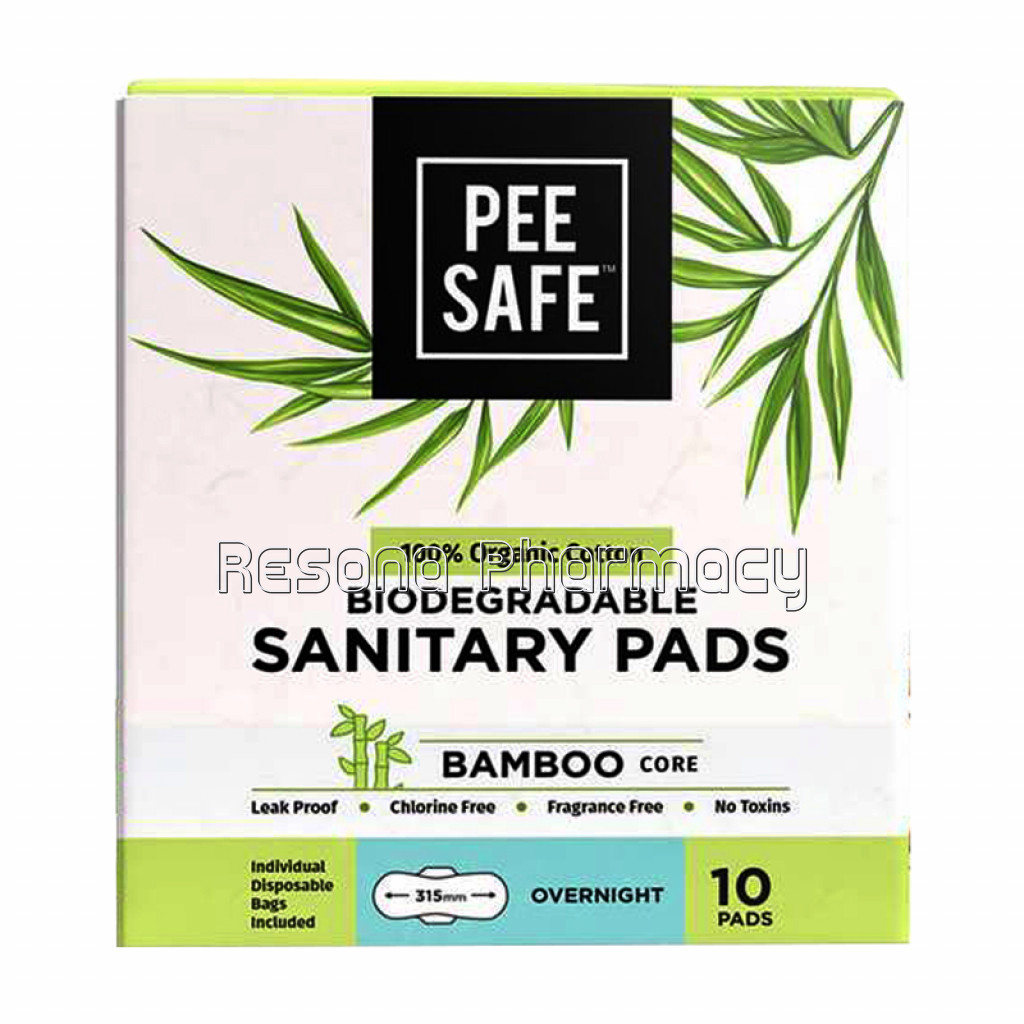 Biodegradable Pads   Overnight (Pack Of 10)