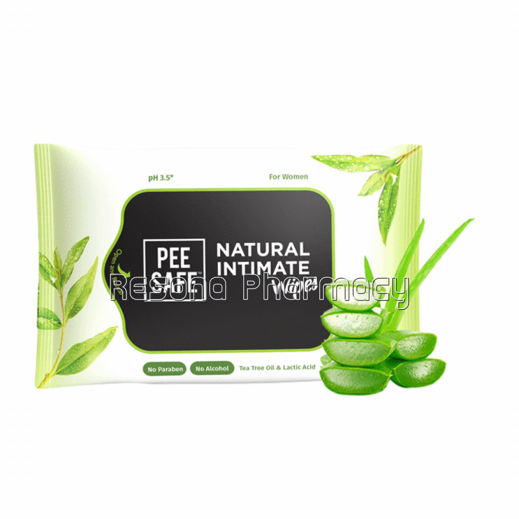 Pee Safe NaNaturalIntimate Wipes (10N)