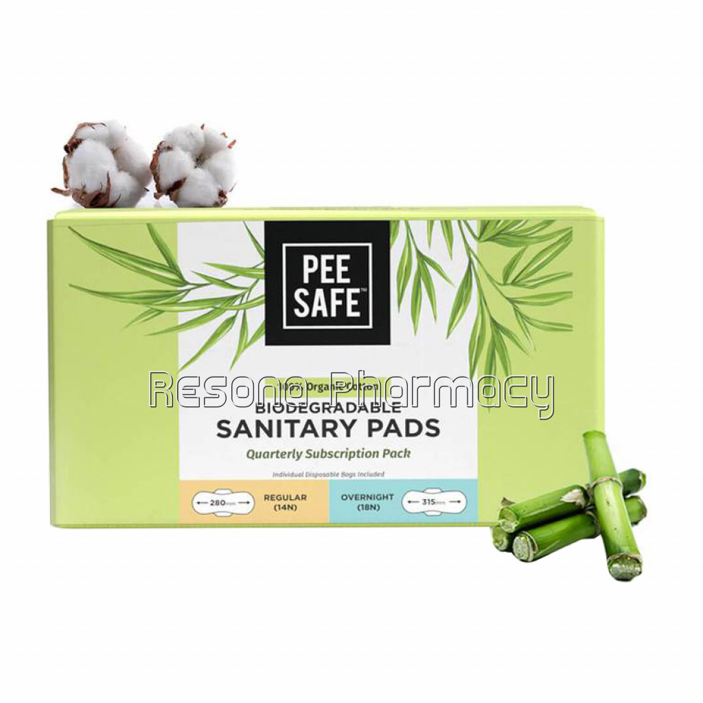 Biodegradable Sanitary Pads Subscription Pack   Pack Of 32