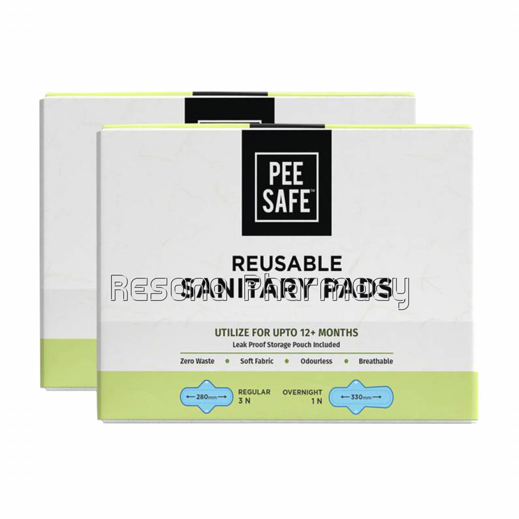 Reusable Sanitary Pads(6 Regular Pad Plus 2 Night Pad)  Pack Of 2