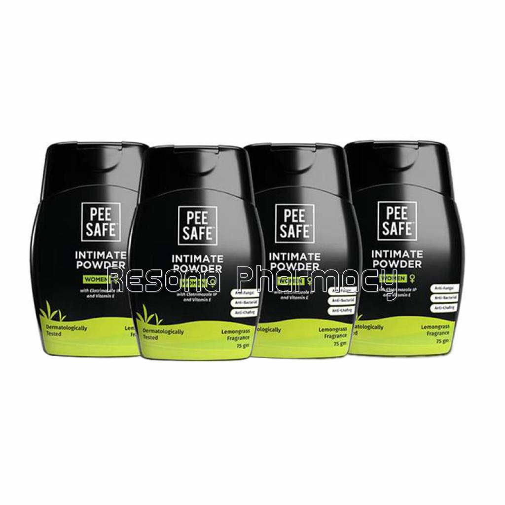 Pee Safe NaNaturalIntimate Powder (Pack Of 4)