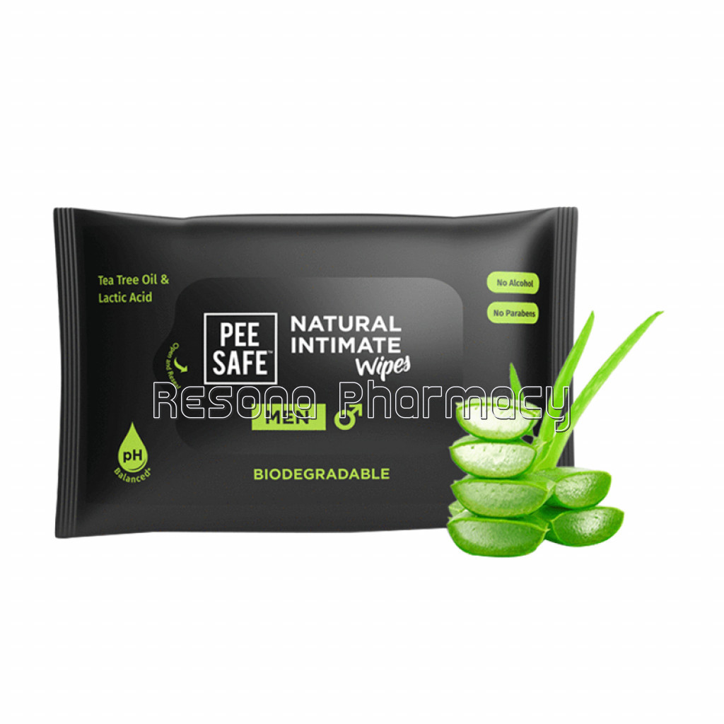 Pee Safe NaNaturalIntimate Wipes For Men (10N)