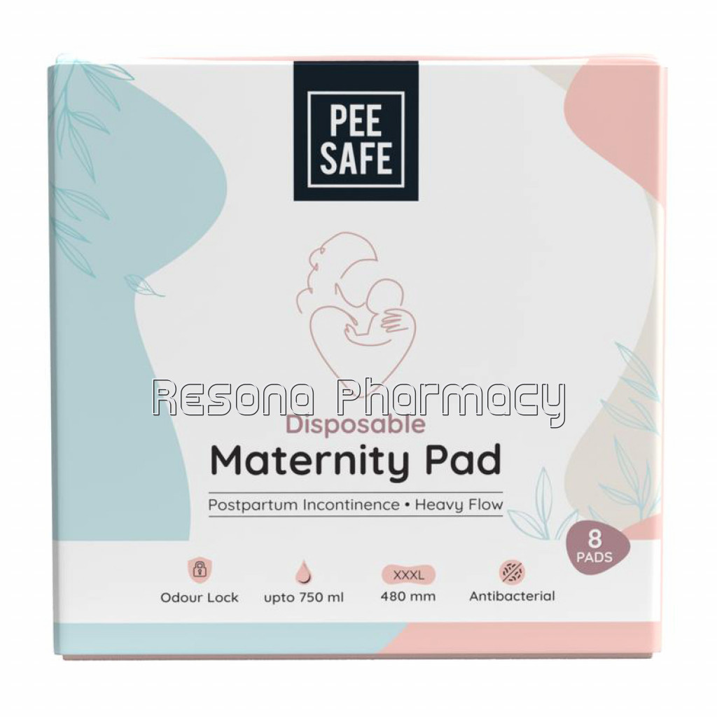 Pee Safe Maternity Pads  (480 Mm) Pack Of 8
