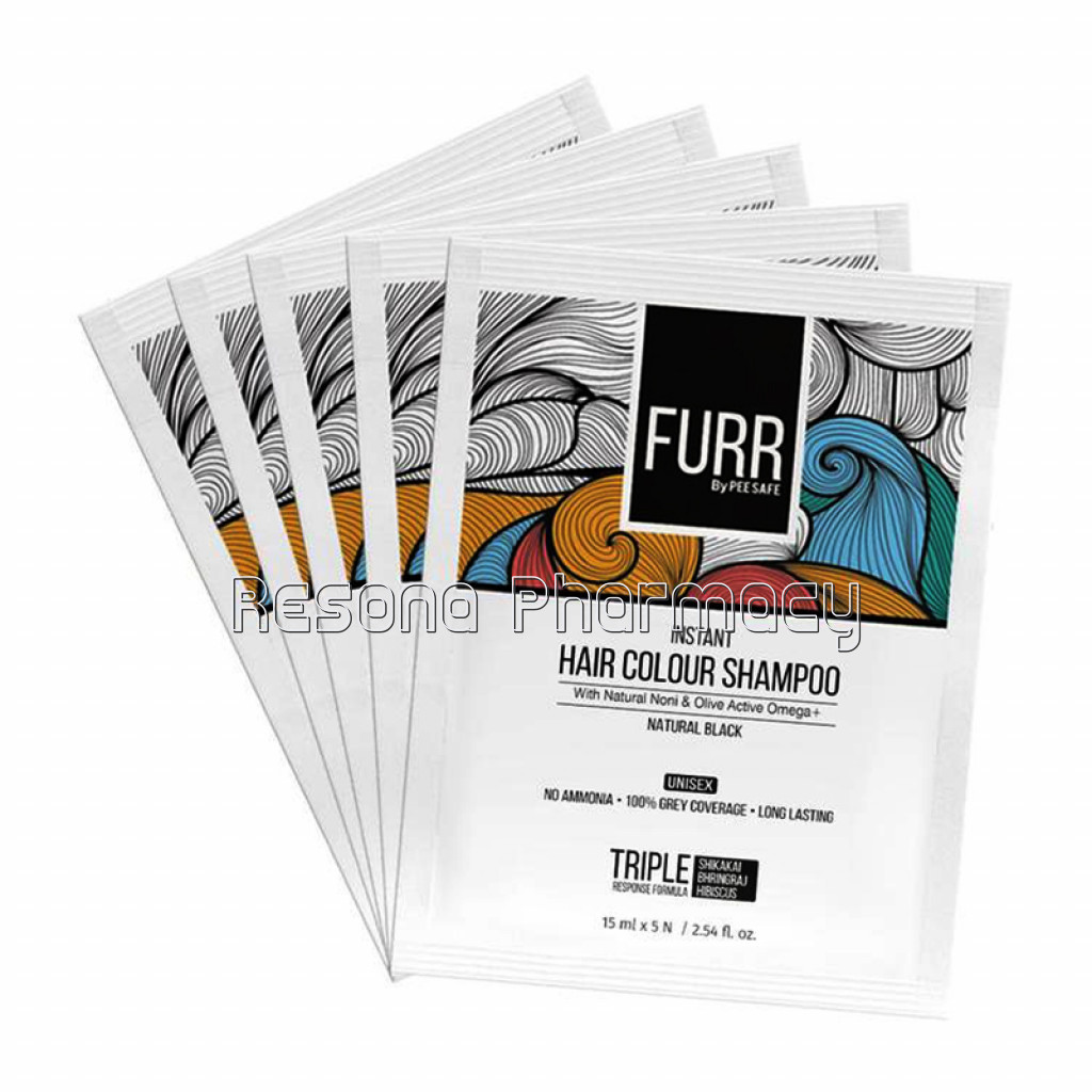 Furr Instant Hair Colour Shampoo(5N) By Pee Safe