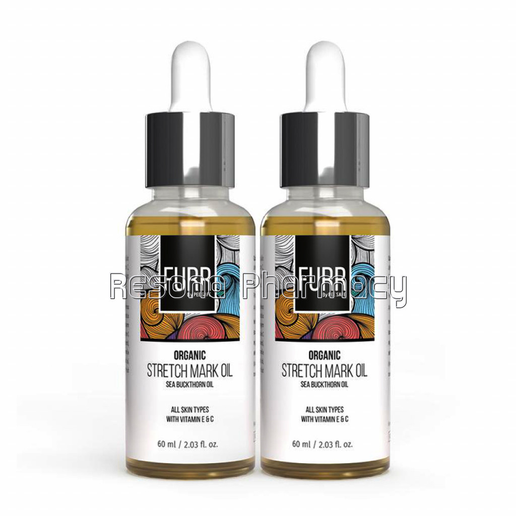 Furr Organic Stretch Mark Oil(60Ml) By Pee Safe (Pack Of 2)