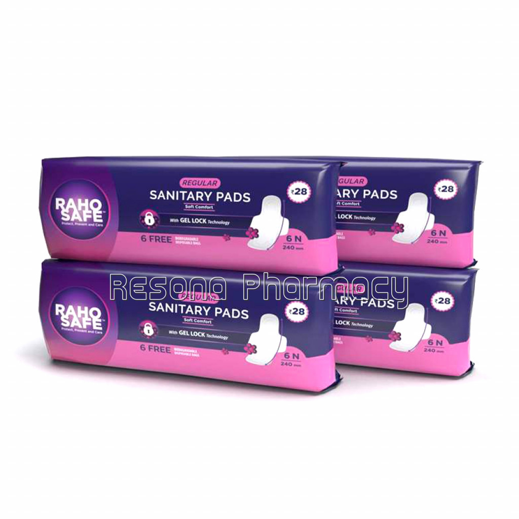 Sanitary Pads   Regular 240Mm (Pack Of 4)   24 Count