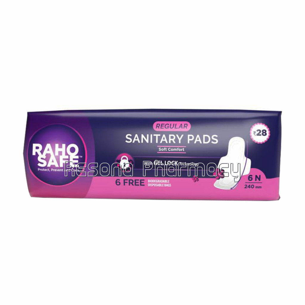 Raho Safe Sanitary Pads   Regular 240Mm