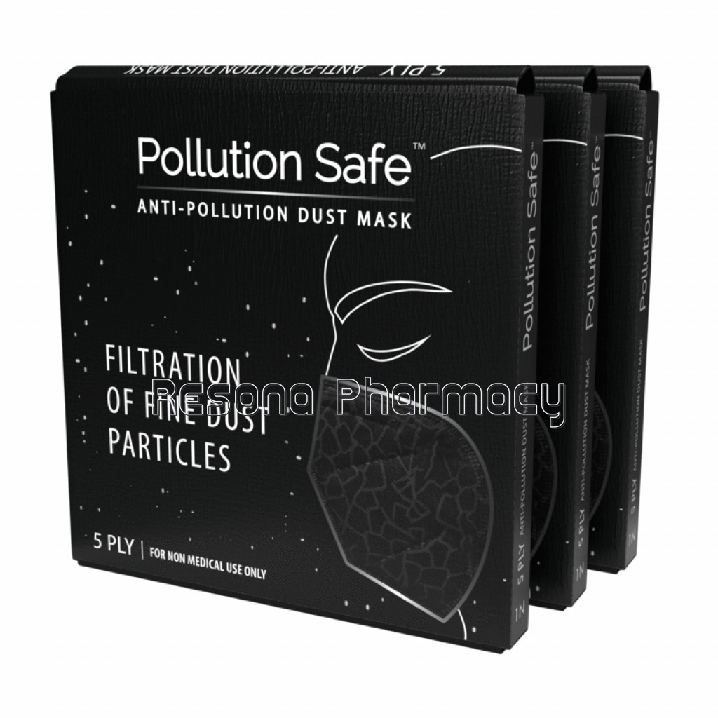 Anti Dust Mask 5 Ply (Pack Of 3)