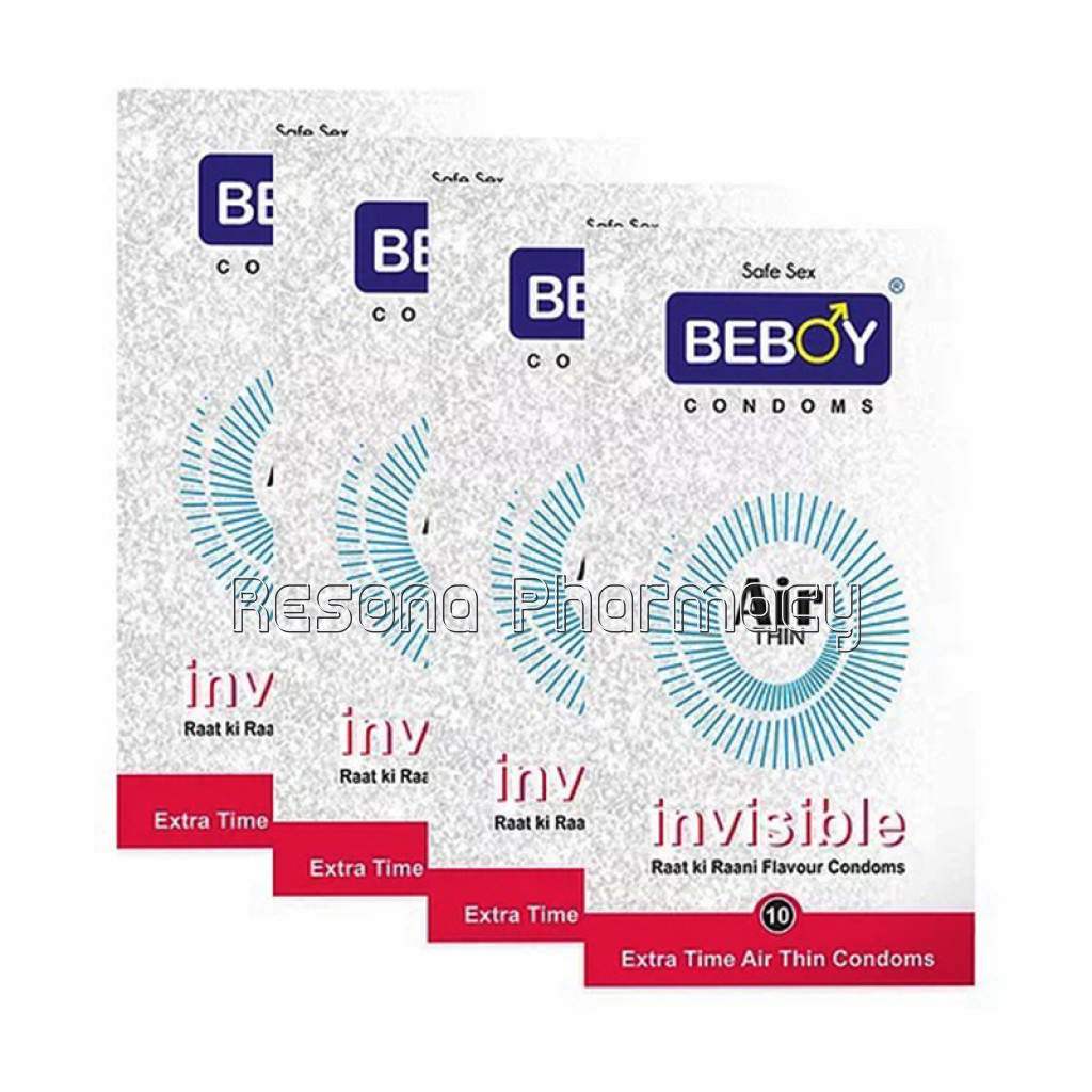 Beboy Air Thin Extra Time Raat Ki Raani Condoms | Free 4 Beboy Pocket Pack