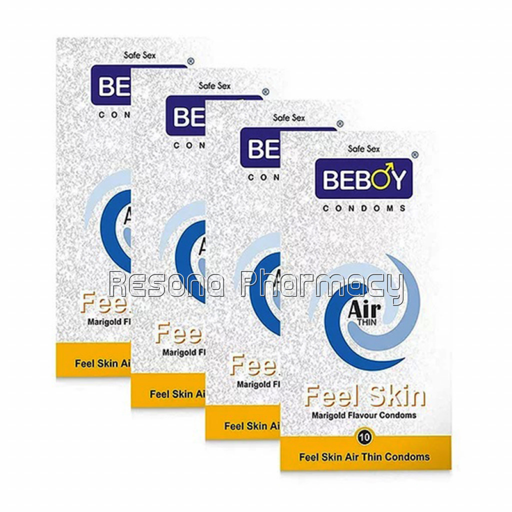 Beboy Air Thin Feel Skin Marigold Condoms | Free 4 Beboy Pocket Pack