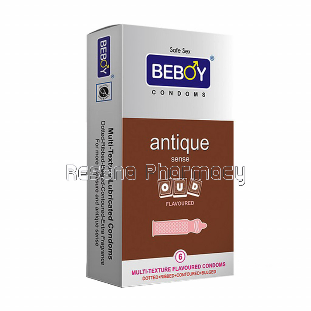 Beboy Antique Sense Multi Textured 4 In 1 Condoms 06 Pcs (Oud)