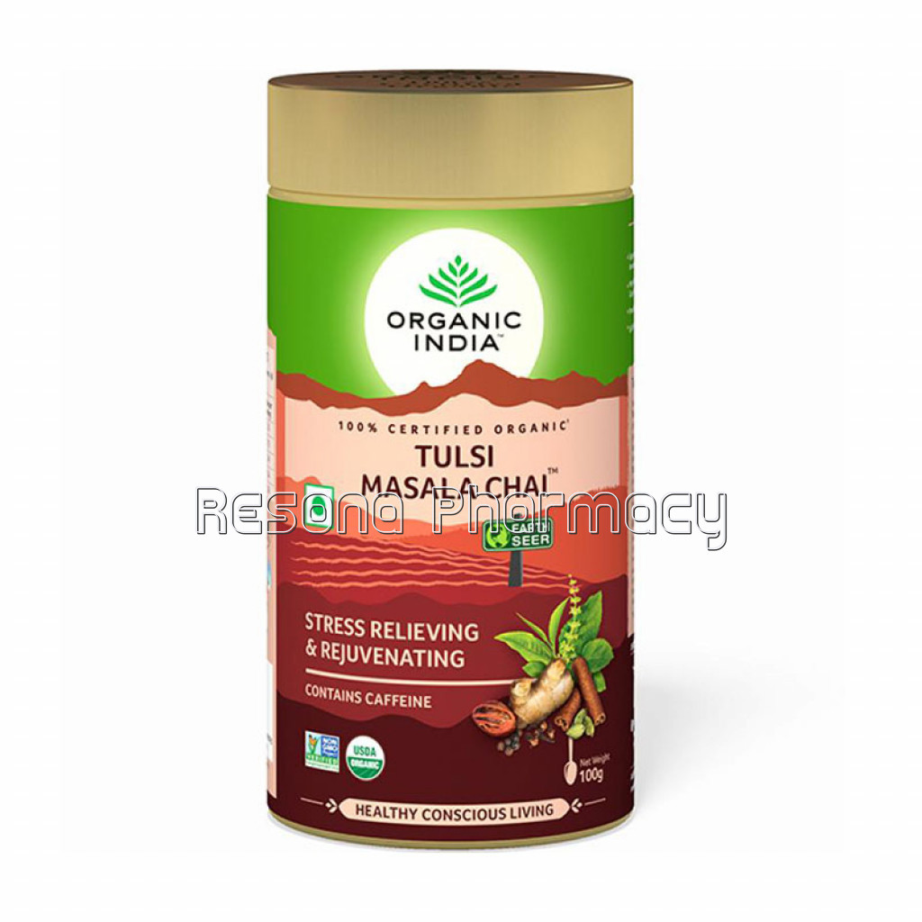 Tulsi Masala Chai 100 Gram Tin , 100G