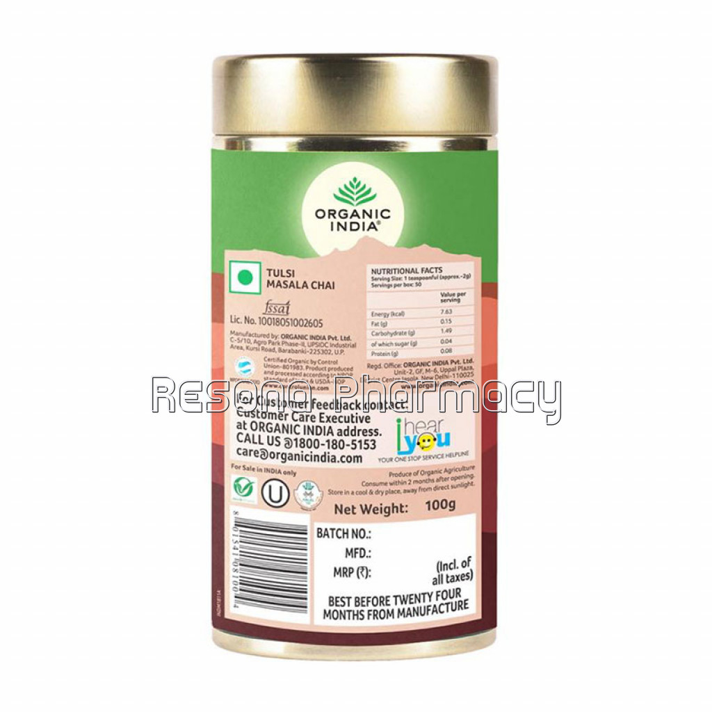 Tulsi Masala Chai 100 Gram Tin , 100G