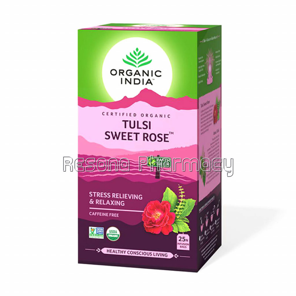 Tulsi Sweet Rose 25 Tea Bags , 25N Infusion Bags