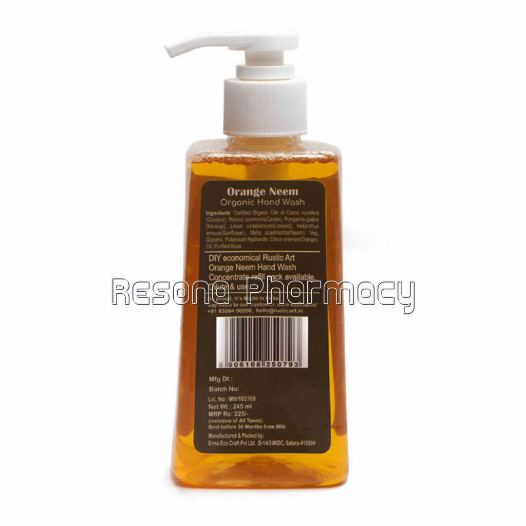 Organic Orange Neem Hand Wash
