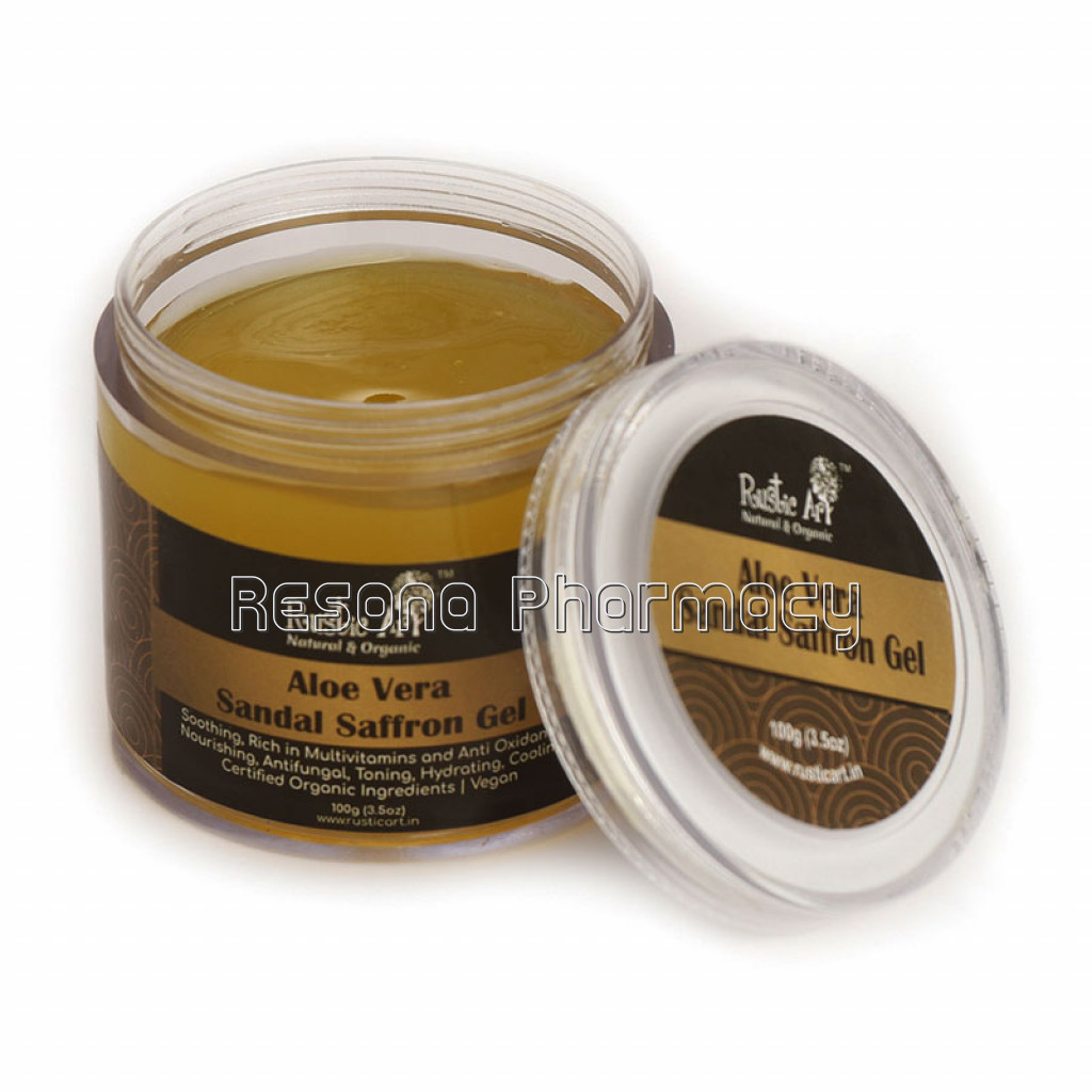 Sandal Saffron Gel With Niacinamide With Aloevera