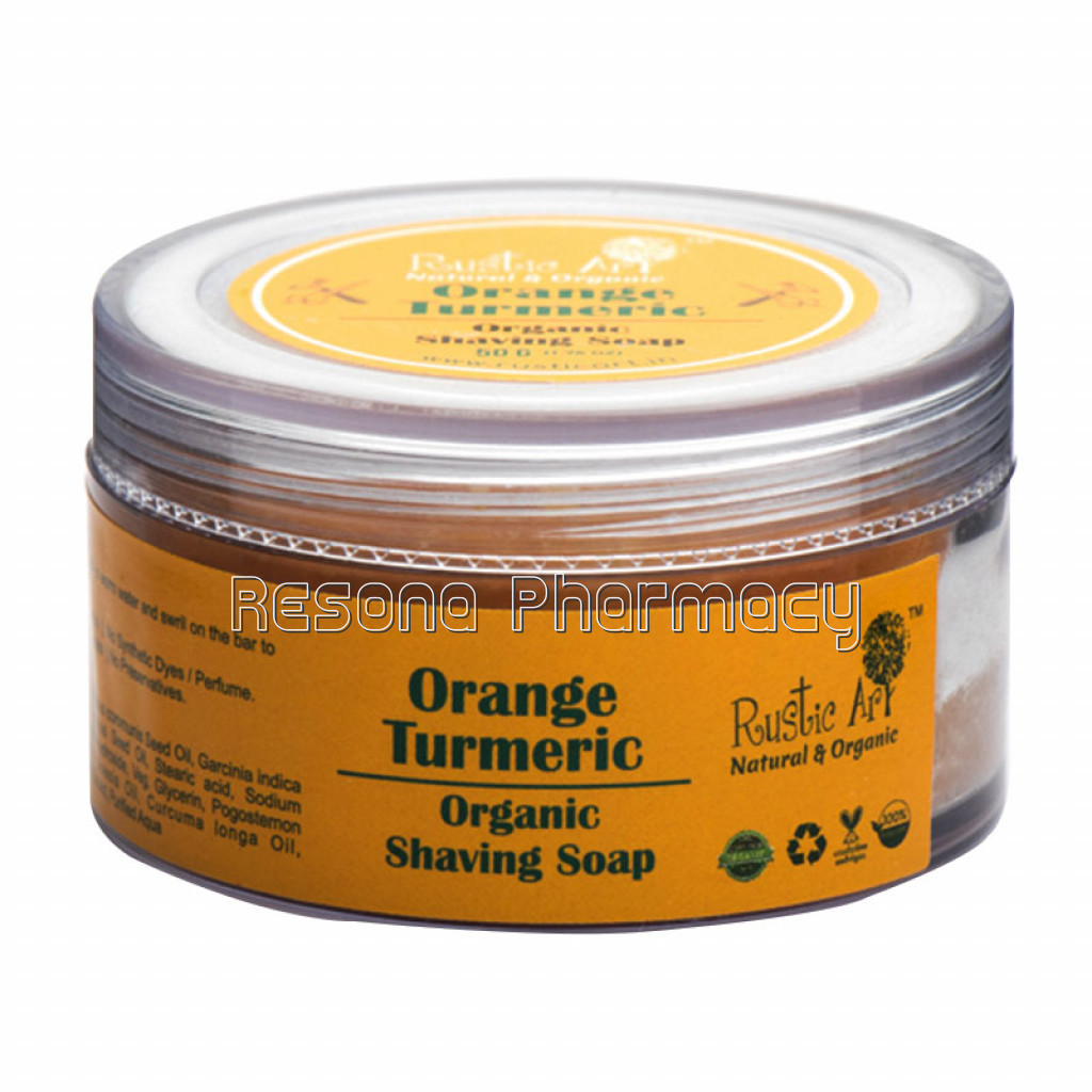 Orange Turmeric Shaving Soap