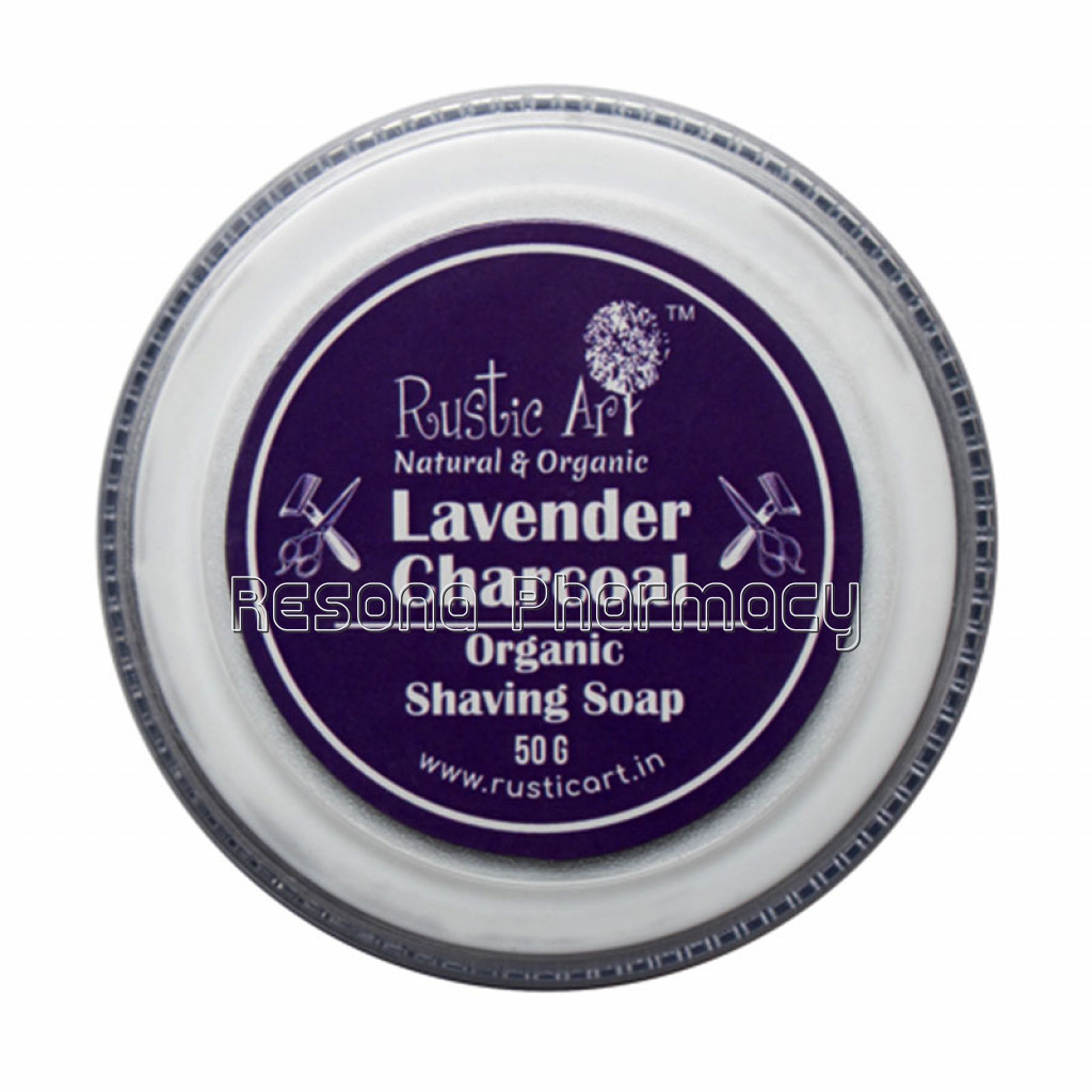 Lavender Charcoal Shaving Soap