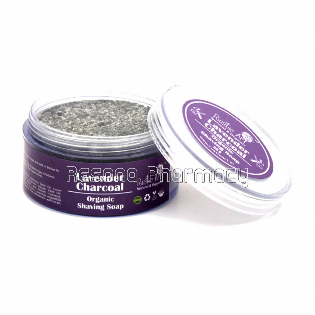Lavender Charcoal Shaving Soap