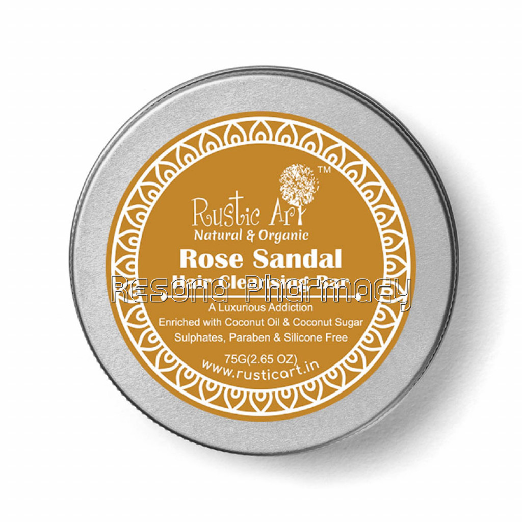 Rose Sandal Hair Cleansing Bar (Shampoo Bar)