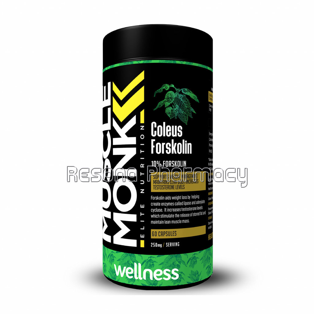 Coleus Forskolin   250Mg   60 Caps