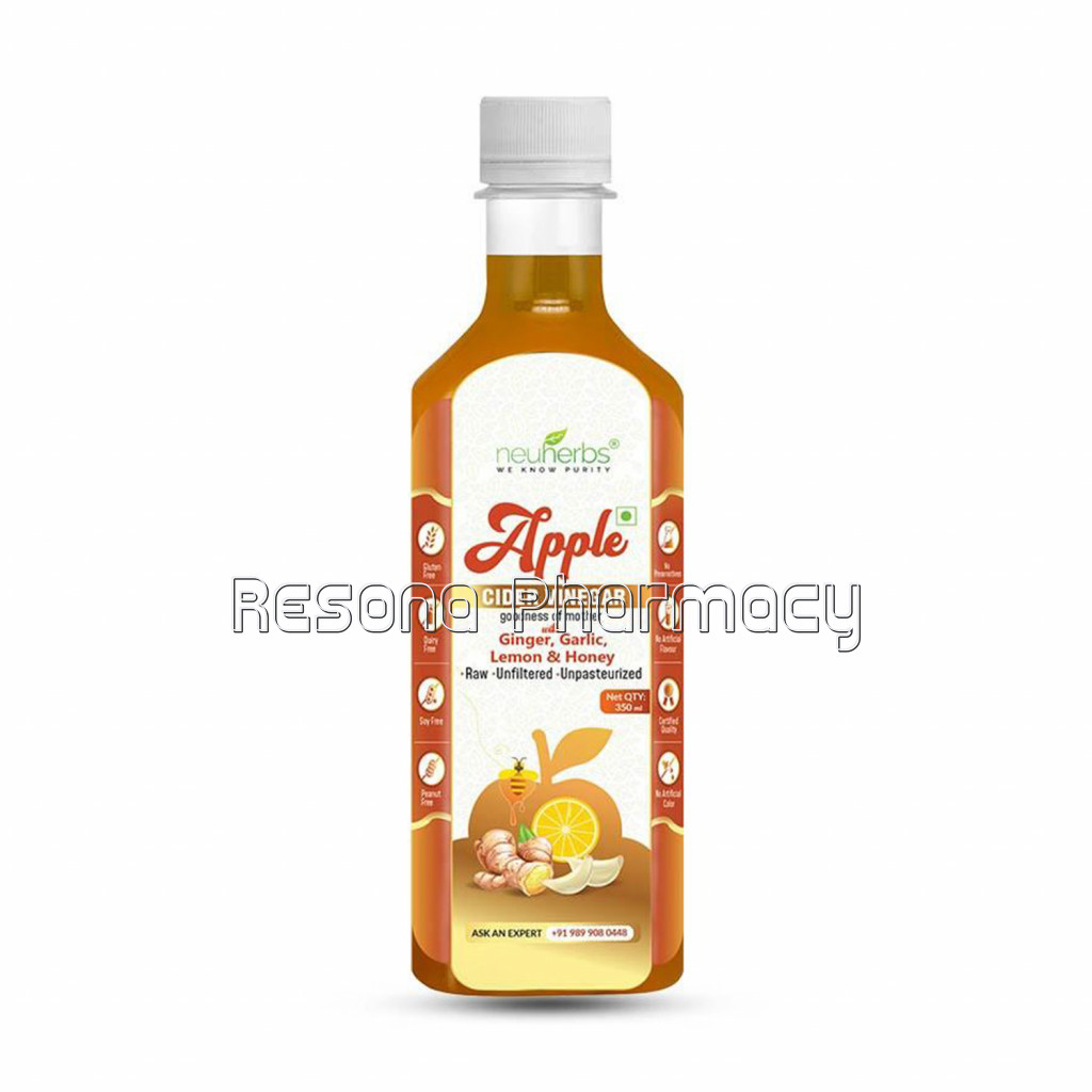 Apple Cider Vinegar With Ginger, Garlic, Lemon and Honey