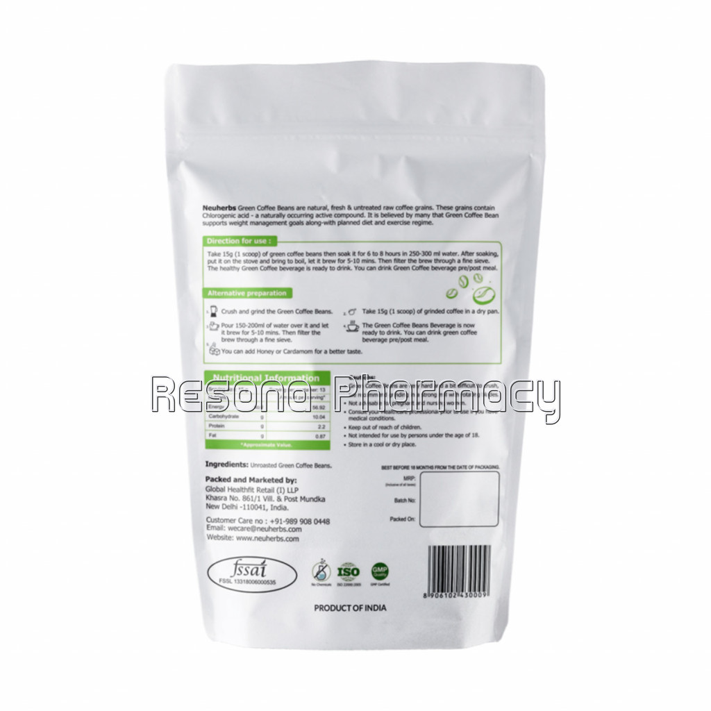 Neuherbs Green Coffee Beans 200Gm