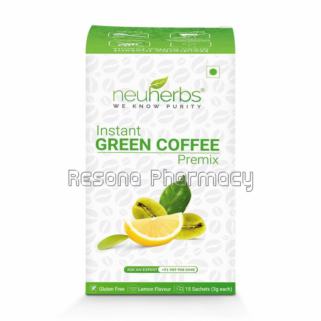 Neuherbs Instant Green Coffee Premix 15 Sachet
