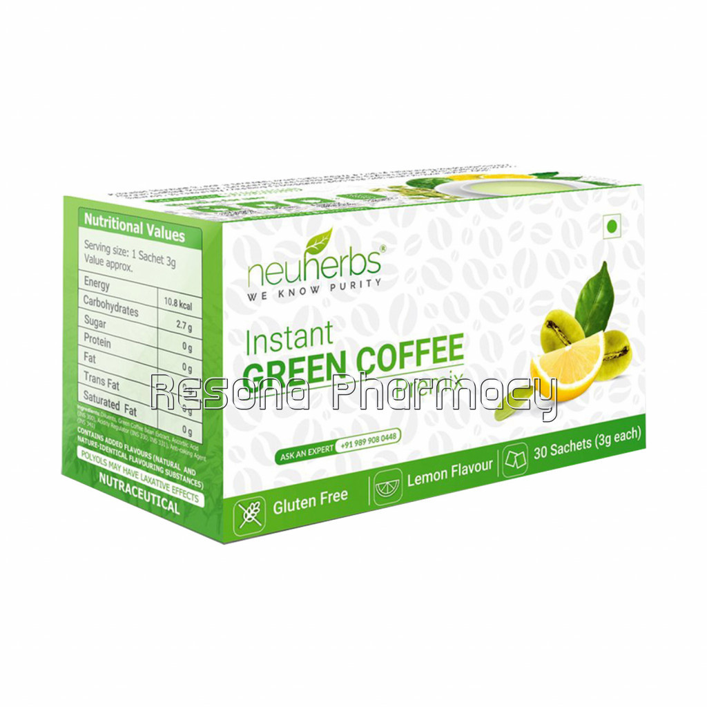 Neuherbs Instant Green Coffee Premix 30 Sachet