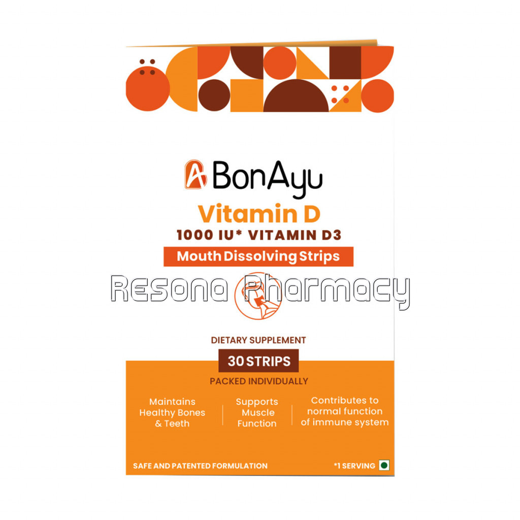 Bonayu Vitamin D Mouth Dissolving Strips | 30 Strips