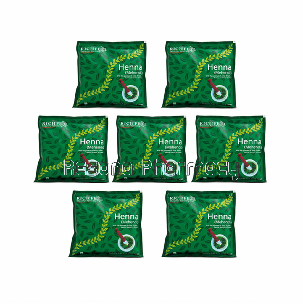 Richfeel Henna Mehendi 300G (Pack Of 7)