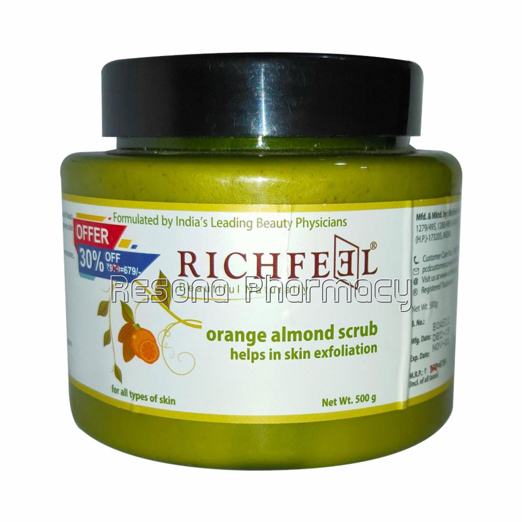 Orange Almond Scrub 500Gm