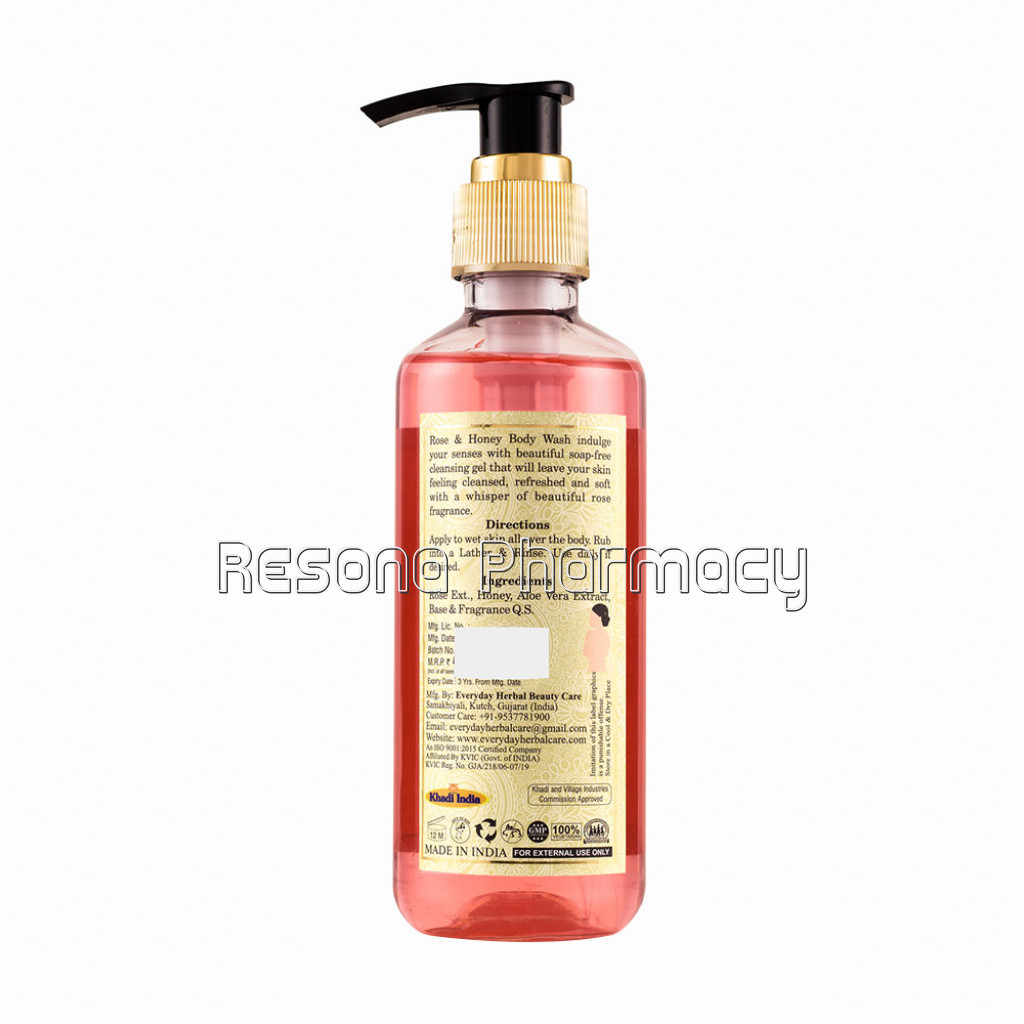 Vagad'S Khadi Rose and Honey Body Wash