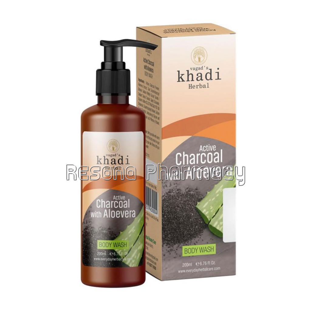 Active Charcoal With Aloe Vera Body Wash