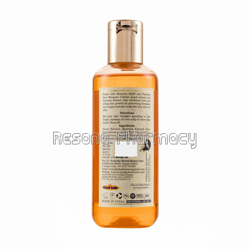 Peach With Aloe Vera Sls Free Shampoo