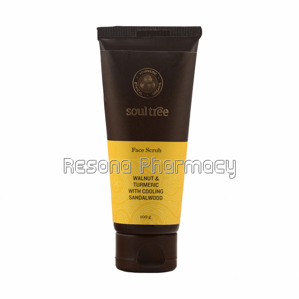 Face Scrub   Walnut and Turmeric With Cooling Sandalwood