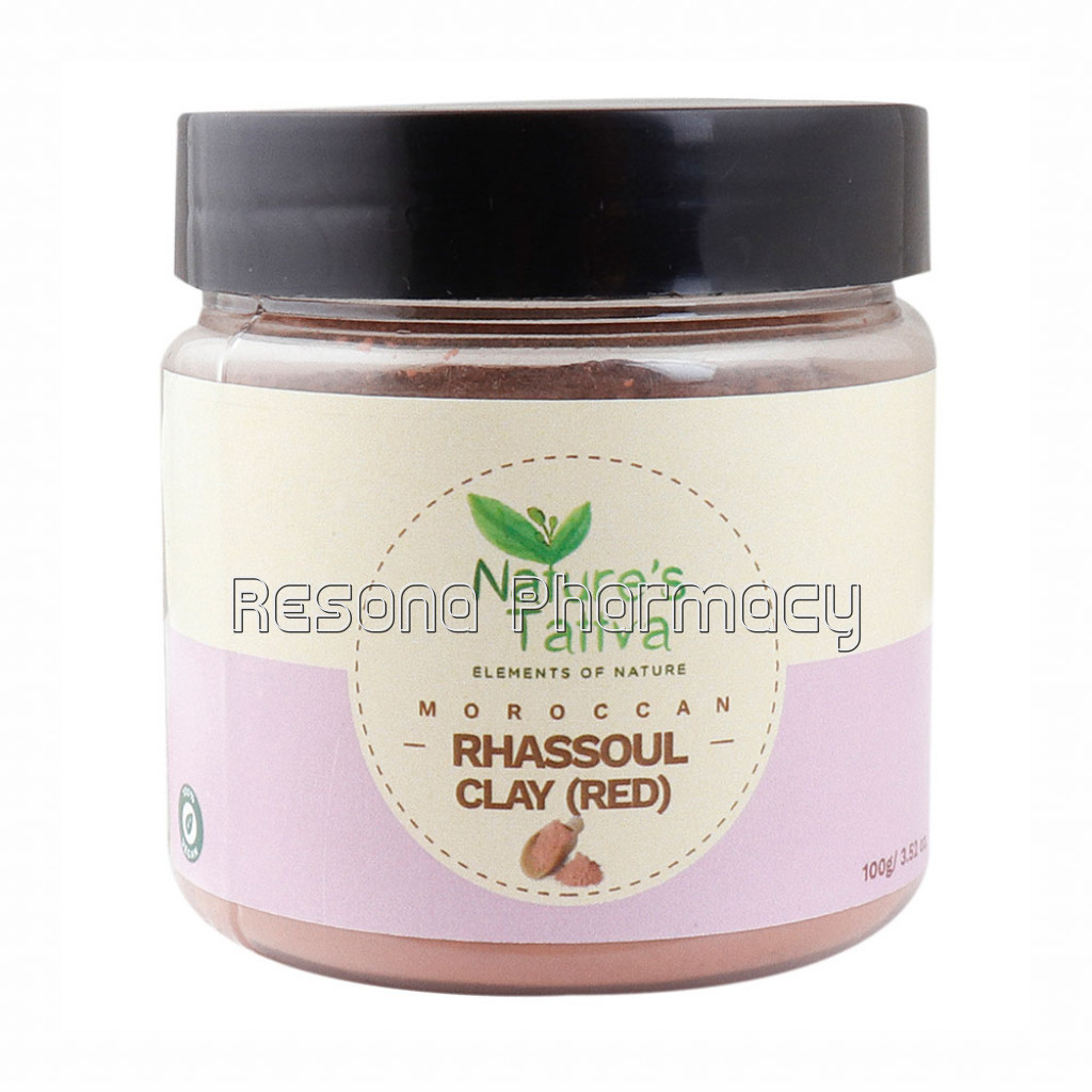 Moroccan Rhassoul Clay (Red) 100Gm