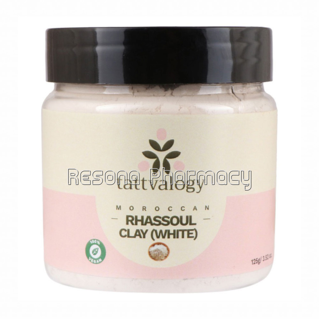 Moroccan Rhassoul Clay (White) 125Gm