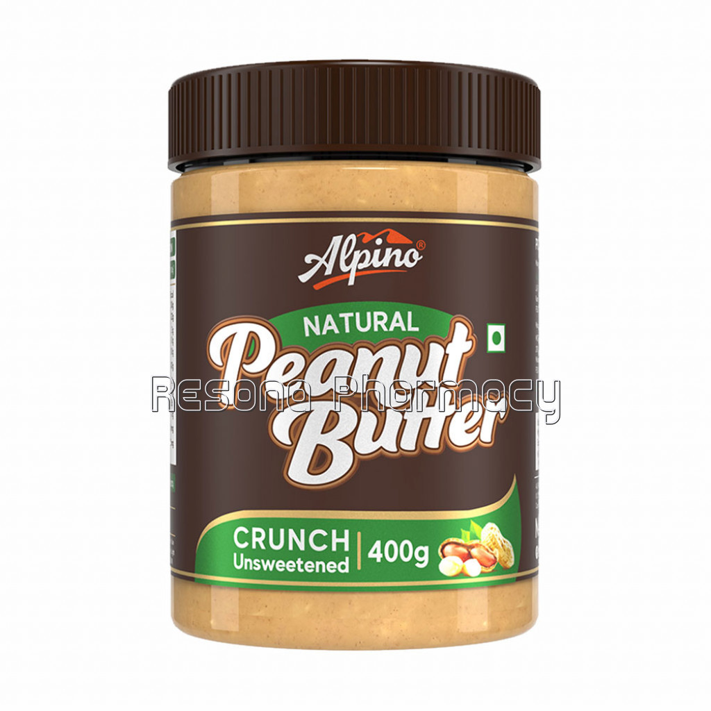 Alpino NaNaturalPeanut Butter Crunch 400Gm