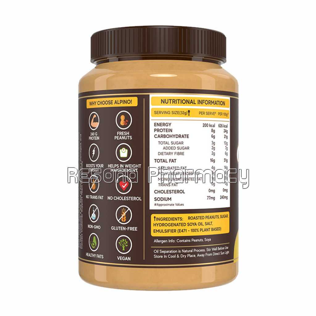 Alpino Classic Peanut Butter Smooth 1Kg