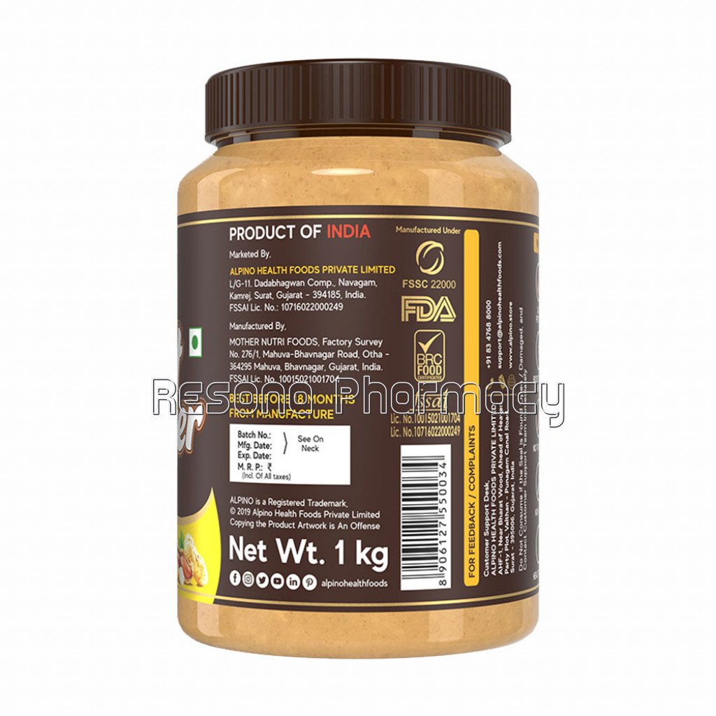 Alpino Classic Peanut Butter Crunch 1Kg