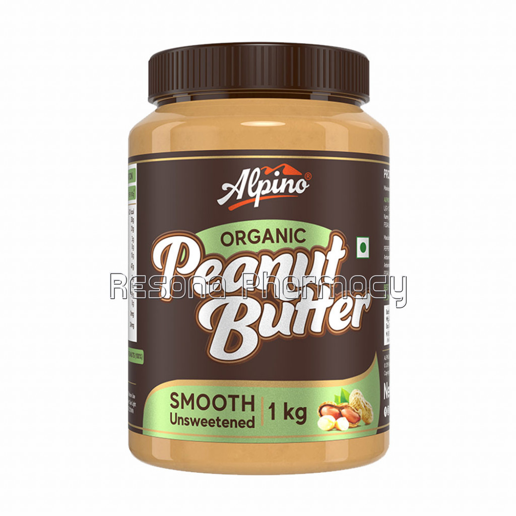 Alpino Organic NaNaturalPeanut Butter Smooth 1Kg