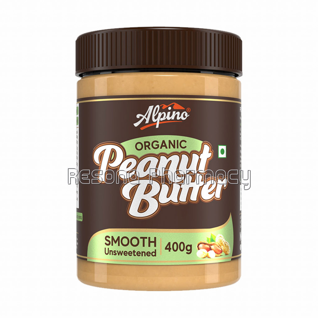 Alpino Organic NaNaturalPeanut Butter Smooth 400Gm