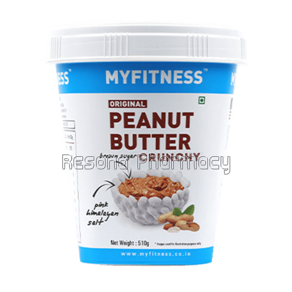 Myfitness Original Peanut Butter: Crunchy 510Gm Pack Of 1
