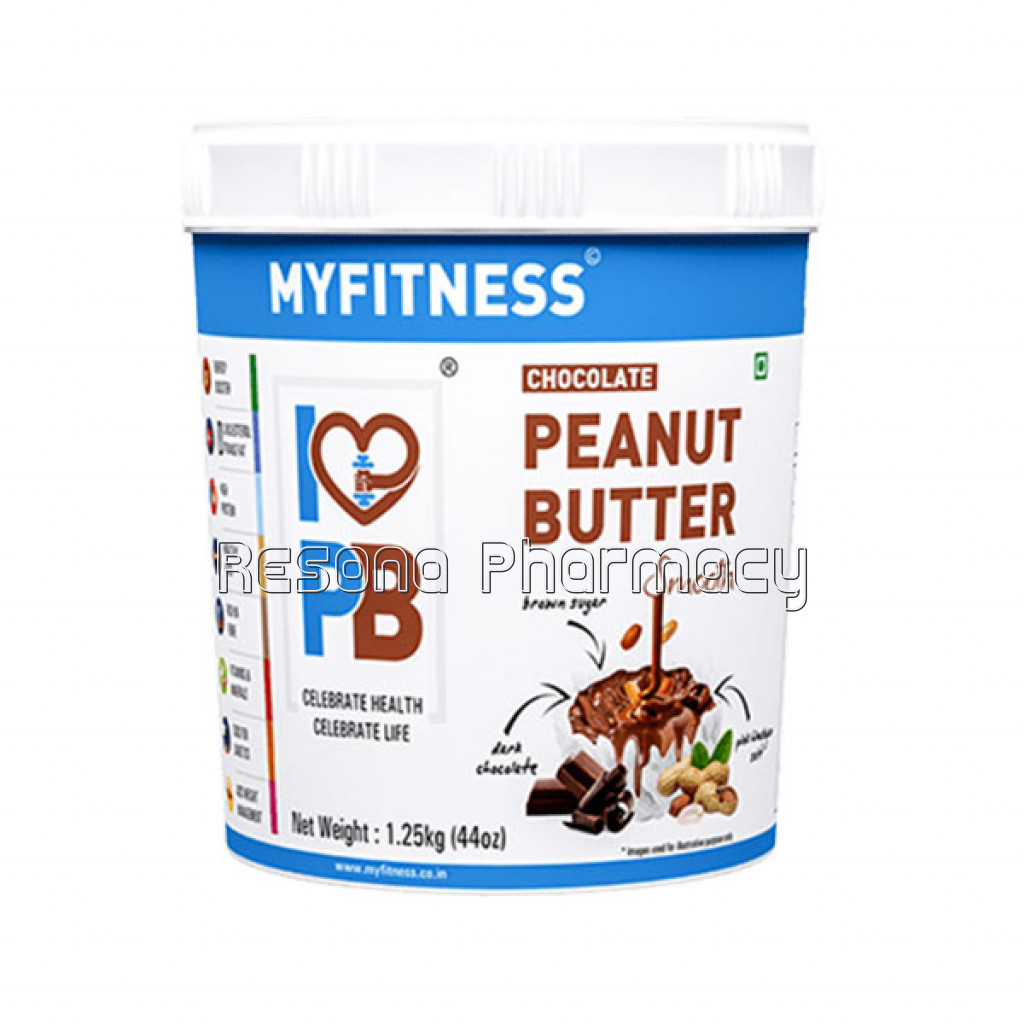Myfitness Chocolate Peanut Butter: Smooth 1.25Kg Pack Of 1